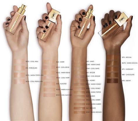 ysl awakening foundation shades|ysl foundation shades explained.